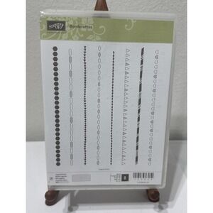 Stampin Up Borderettes 133662 Retired Set 8 Pcs - Excellent